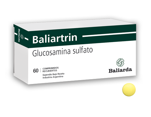 Baliartrin_250_10.png Baliartrin Glucosamina sulfato Glucosamina Baliartrin Artrosis antiinflamatorio artritis dolor