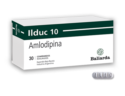 Ilduc_10_20.png Ilduc Amlodipina Amlodipina Antianginoso Antihipertensivo bloqueante de canales de calcio Hipertensión arterial Ilduc tensión arterial