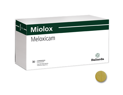 Miolox_15_10.png Miolox Meloxicam aine Antiinflamatorio no esteroideo artritis Artrosis columna dolor agudo espalda golpe hombro mano Meloxicam Miolox rodilla tobillo trauma