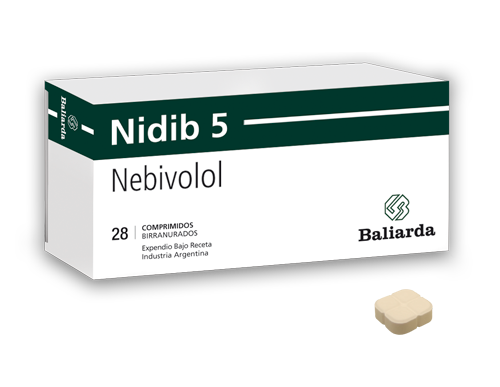 Nidib_5_10.png Nidib Nebivolol betabloqueante cardioselectivo Antihipertensivo tensión arterial Nidib Nebivolol óxido nítrico sintetasa Insuficiencia cardíaca Hipertensión arterial vasodilatador