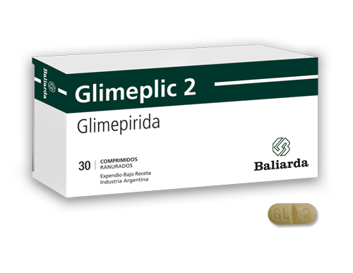 Glimeplic_2_10.png Glimeplic Glimepirida hipoglucemiante sulfonilurea hiperglucemia Glimepirida Glimeplic diábetes Diabetes mellitus tipo 2 antidiabético azúcar alta