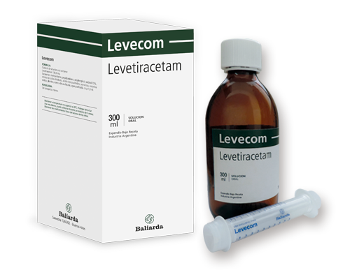 Levecom_100_30.png Levecom Levetiracetam anticonvulsivante antiepiléptico convulsiones epilepsia Levecom Levetiracetam