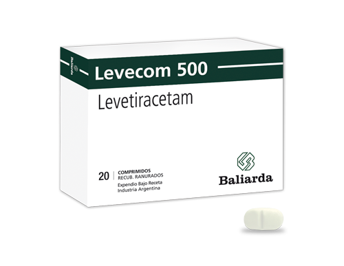 Levecom_500_10.png Levecom Levetiracetam convulsiones epilepsia anticonvulsivante antiepiléptico Levecom Levetiracetam