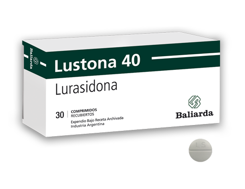 Lustona_40_20.png Lustona Lurasidona Antipsicótico atípico depresión bipolar psicosis manía Lurasidona Lustona Esquizofrenia trastorno bipolar