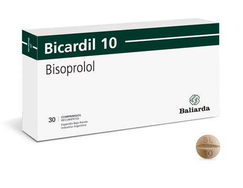Bicardil_10_30.png Bicardil Bisoprolol Insuficiencia cardíaca Hipertensión arterial Bicardil Bisoprolol betabloqueante