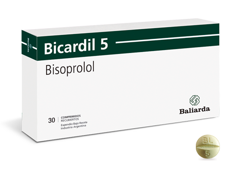 Bicardil_5_20.png Bicardil Bisoprolol Insuficiencia cardíaca Hipertensión arterial Bicardil Bisoprolol betabloqueante