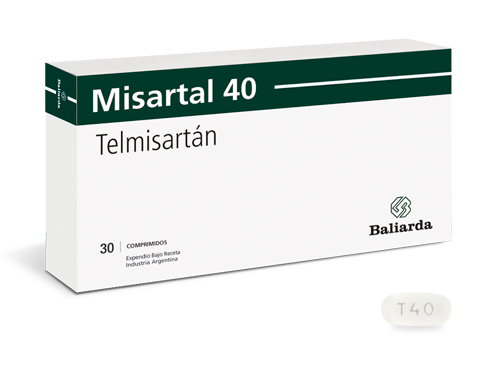 Misartal_40_10.png Misartal Telmisartán enfermedad cardiovascular Antihipertensivo tension arterial tensión arterial Hipertensión arterial Antagonista de la angiotensina II ARA II Misartal Telmisartán