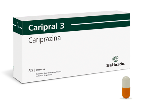 Caripral-3-20.png Caripral Cariprazina Antipsicótico atípico depresión bipolar psicosis trastorno bipolar tratamiento esquizofrenia Caripral Cariprazina Episodios Maníacos Agudos Episodios Maníacos Mixtos Episodios Depresivos Receptores dopaminérgicos D3 Receptores dopaminérgicos D2 Agentes dopaminérgicos Antagonistas dopaminérgicos Agonistas parciales Manía aguda Agonista parcial D2 Cuadros psicóticos Bipolaridad