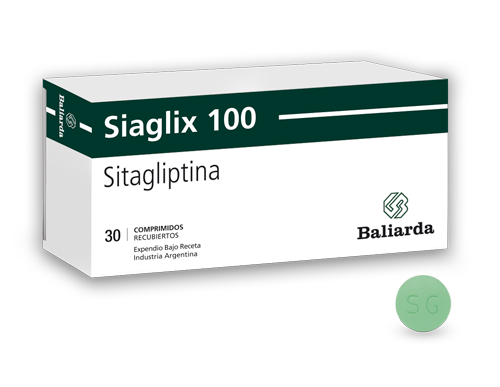 Siaglix-100-Sitagliptina-30.png Siaglix Sitagliptina hipoglucemiante Antidiabético oral Incretinas Siaglix Sitagliptina Inhibidor de la dipeptidil peptidasa 4 GLP-1 GIP Inhibidor de la DPP-4 gliptina Diabetes mellitus tipo 2