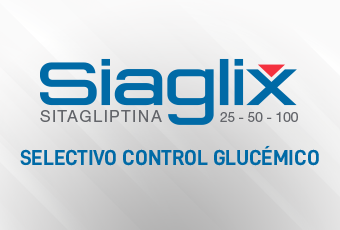 Siaglix Sitagliptina Diabetes mellitus tipo 2 gliptina hipoglucemiante Antidiabético oral Inhibidor de la DPP-4 Incretinas Siaglix Sitagliptina Inhibidor de la dipeptidil peptidasa 4 GLP-1 GIP