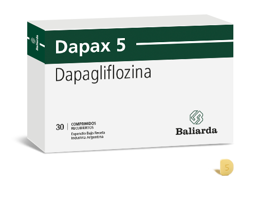 Dapax-5-Dapagliflozina-30-10.png Dapax Dapagliflozina Diabetes mellitus tipo 2 Insuficiencia cardíaca Antidiabético oral Dapax Dapagliflozina Gliflozina Inhibidor del cotransportador de sodio glucosa 2 SGLT2 Mejorador de la insuficiencia cardíaca Mejorador de la insuficiencia renal Glucosúrico insuficiencia renal crónica