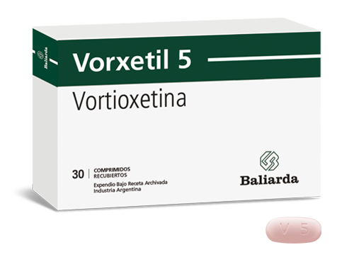 Vorxetil-Vortioxetina-5-30.png Vorxetil Vortioxetina Antidepresivo Depresión Trastorno depresivo mayor Vorxetil Vortioxetina antidepresivos TDM moduladores de serotonina Depresión unipolar Cuadros afectivos Trastornos del ánimo Antidepresivos multimodales Multimodales Efecto pro-cognitivo Acción antidepresiva Serotonina