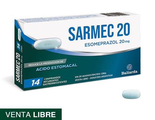 Sarmec20-Esomeprazol-reflujo-acidez-estomacal-ardor-en-el-estomago-estuche.png Sarmec 20 Esomeprazol acidez estomacal Esomeprazol Gastritis IBP Inhibidores de la bomba de protones reflujo gastroesofágico Sarmec Úlcera duodenal úlcera gástrica úlcera gastroduodenal úlcera gastrointestinal