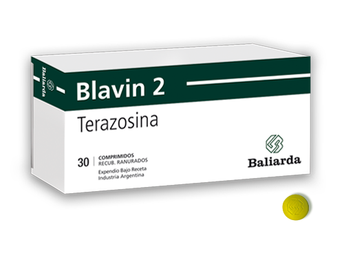 Blavin_2_10.png Blavin Terazosina antiprostatico Blavin Hiperplasia benigna de próstata alfa bloqueador antagonista alfa adrenergico hipertensión esencial prostata prostatismo Terazosina