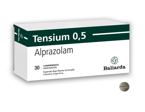 Tensium_0,5_20.png Tensium Alprazolam Alprazolam ansiedad ansiedad generalizada Ansiolítico Ataque de pánico benzodiazepina estrés miedo pánico Tensium Trastorno de ansiedad