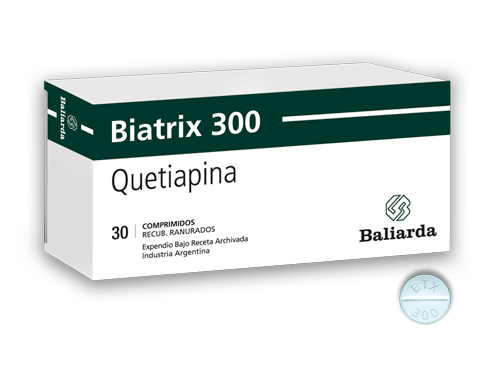 Biatrix_300_40.png Biatrix Quetiapina antipsicótico Biatrix depresión bipolar Esquizofrenia psicosis Quetiapina trastorno bipolar