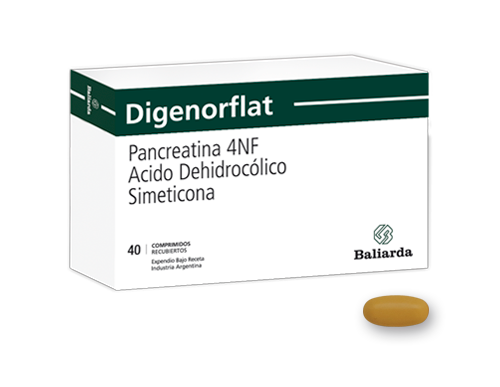 Digenorflat_0_10.png Digenorflat Acido Dehidrocólico Pancreatina 4NF Simeticona antiflatulento Colerético Digenorflat digestion Dispepsia dolor abdominal enzimas pancreatica flatulencia Pancreatina Simeticona