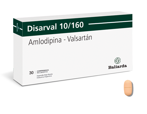 Disarval_10-160_20.png Disarval Amlodipina Valsartán Amlodipina antagonista receptor angiotensina Antihipertensivo bloqueante calcico Disarval Hipertensión arterial tensión arterial Valsartán